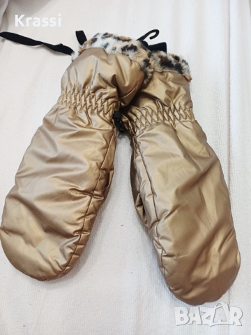 Нови ръкавици старо злато , снимка 2 - Ръкавици - 52855824