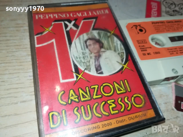PEPPINO GAGLIARDI-ORIGINAL TAPE ВНОС ITALY 1906251154, снимка 3 - Аудио касети - 50722399