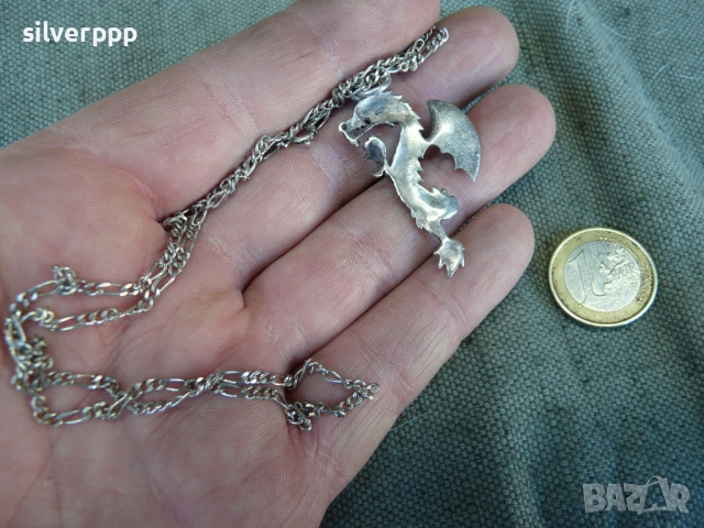  Сребърен синджир - 9 , снимка 2 - Колиета, медальони, синджири - 53075984