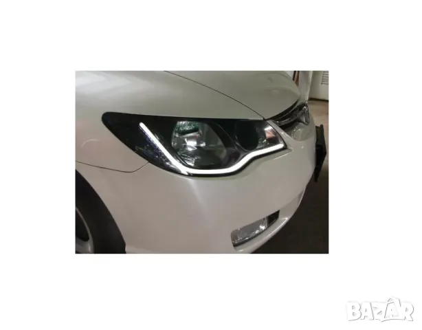 2 бр Гъвкави LED лайтбари 60 см за дневни светлини с бягащ мигач, снимка 3 - Аксесоари и консумативи - 50263572