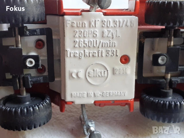 ПОЖАРНА - РЯДКА КОЛЕКЦИОНЕРСКА ИГРАЧКА - SIKU 2914, снимка 4 - Антикварни и старинни предмети - 53517135