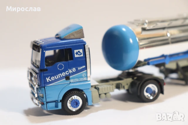 HERPA H0 1/87 MAN ЦИСТЕРНА КАМИОН МОДЕЛ ТИР, снимка 3 - Колекции - 50749669