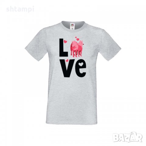 Мъжка тениска Свети Валентин Love Dogs, снимка 2 - Тениски - 35713493
