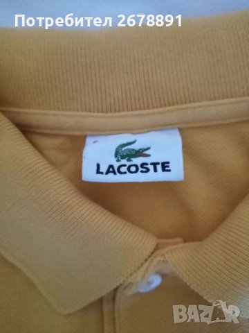 Памучна тениска"Lacoste" размер 8, снимка 4 - Тениски - 41690387