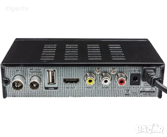 Приемник /декодер за цифрова ефирна кабелна телевизия Tiger T2 6701 с обучаващо дистанционно, снимка 3 - Приемници и антени - 32444766