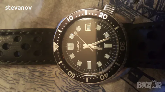 сейко seiko зелен и черен перфектни като нови, снимка 5 - Мъжки - 48408280