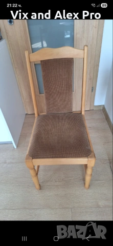 Дървена маса с 6 стола, снимка 2 - Маси - 53817645