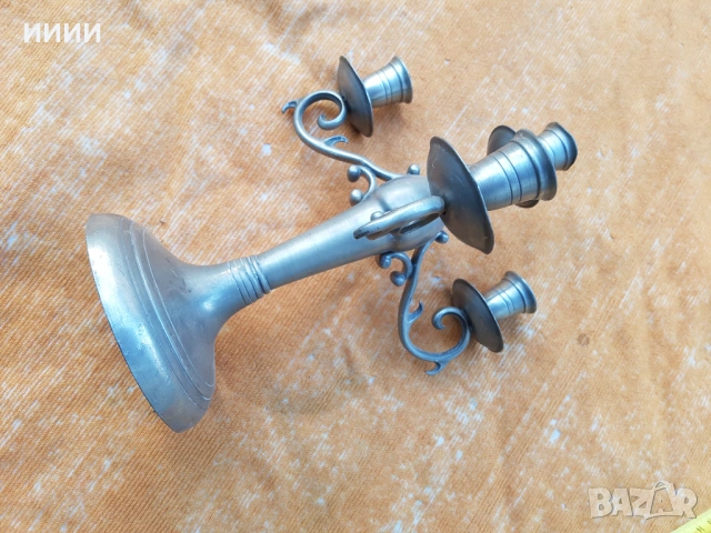 Свещник 4, снимка 2 - Антикварни и старинни предмети - 53725356