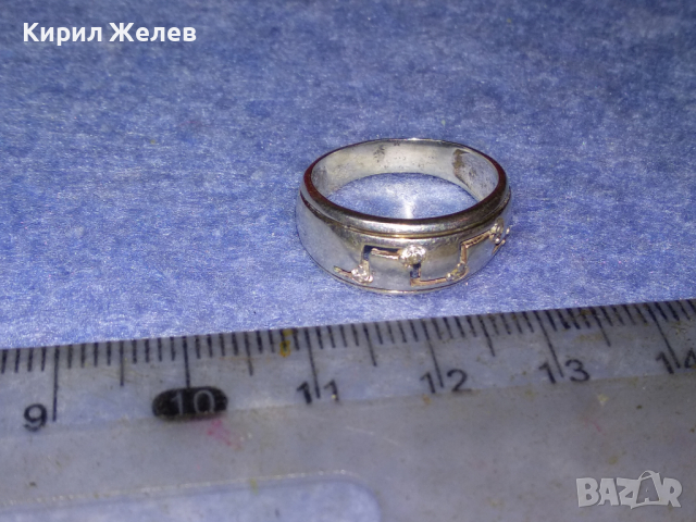 СКЪПОЦЕНЕН АЖУРЕН СРЕБЪРЕН ПРЪСТЕН СРЕБРО 925 с БЯЛА ПОЗЛАТА и БРИЛЯНТНО ФАСЕТИРАНИ ЦИРКОНИ 41902, снимка 11 - Пръстени - 44707445