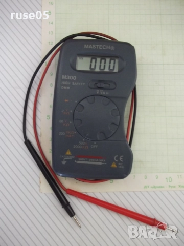 Мултицет"MASTECH-M300, LCD(2000), Vdc, Vac, Adc, Ohm"работещ, снимка 8 - Други инструменти - 51597372