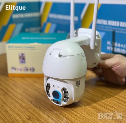 Wi-Fi камера 1080P с нощно виждане и двупосочно аудио – за PC, iOS и Android