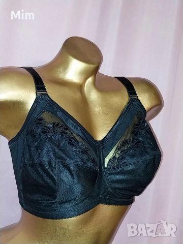 Резервирани Anita 85 D Черен сатенен сутиен без банели , снимка 3 - Бельо - 52569109