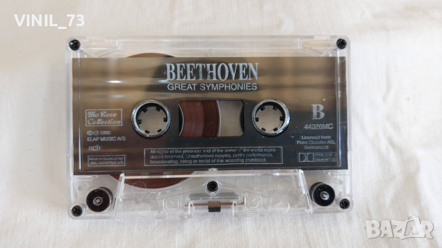 Beethoven great symphonies, снимка 4 - Аудио касети - 44836015