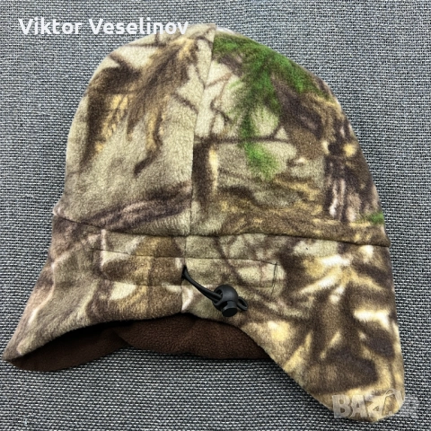 Поларена Ловна Шапка Ушанка Мъжка M-L Лов Риболов, снимка 3 - Шапки - 52969668