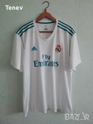 Real Madrid Ronaldo 2017/2018 Adidas 3XL оригинална тениска фланелка Реал Мадрид Роналдо екип , снимка 2 - Тениски - 43079626
