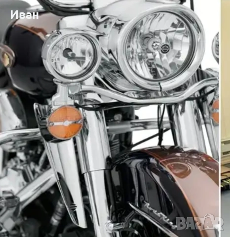 Стоманени хромирани дефлектори за предна вилка на мотор, снимка 16 - Части - 53757449