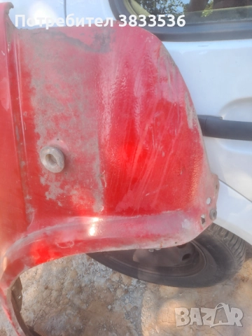 Преден десен калник Оригинален за Vw Golf Mk2 & Jetta Mk2 червен цвят, снимка 2 - Части - 51824845