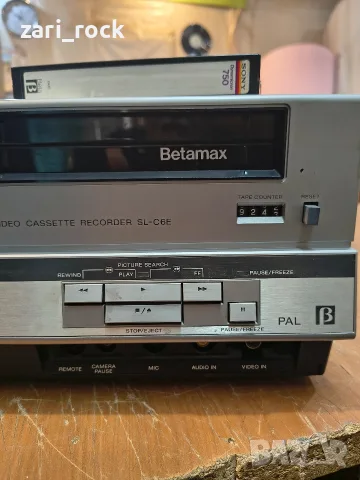 Видео рекордер Sony SL-C6E betamax, снимка 3 - Плейъри, домашно кино, прожектори - 56222994
