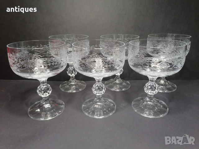 Търся / Купувам нови комплекти стъклени кристални чаши за вино, уиски, шампанско, вода, снимка 1 - Антикварни и старинни предмети - 36151552
