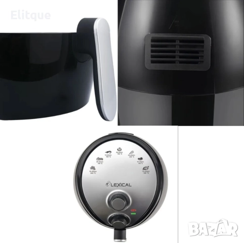 Еър фрайър Lexical Airfryer LAF-3002 , 3.5L, 1300W, снимка 4 - Други - 52869454