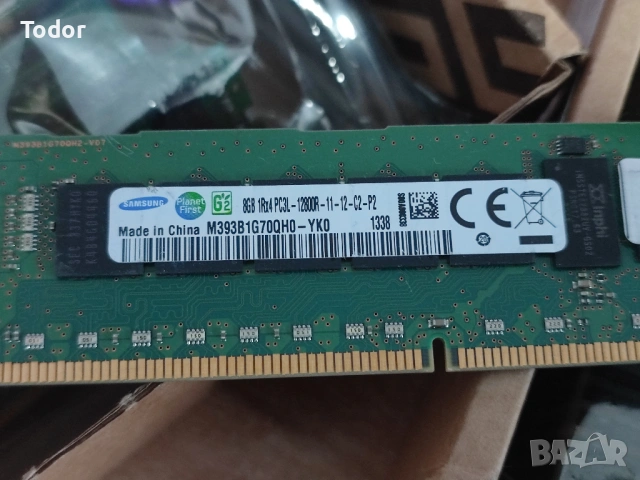 75 бр. 8GB PC3L-12800R PC3L-10600R Dimm - сървърна памет, снимка 2 - RAM памет - 53359636