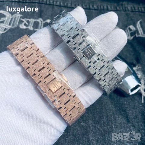 Мъжки часовник Audemars Piguet Royal Oak Iced Out с автоматичен механизъм, снимка 3 - Мъжки - 40436116