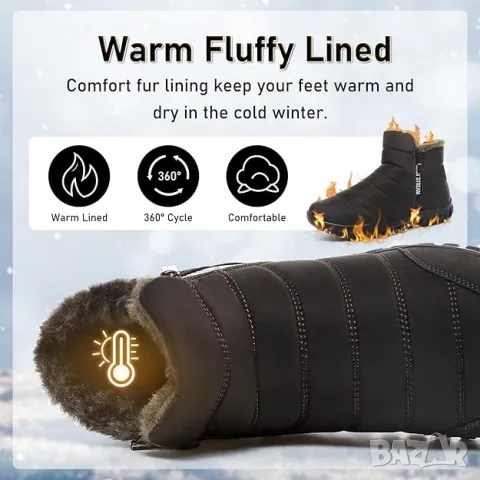 Мъжки зимни боти, снимка 2 - Мъжки боти - 49848274