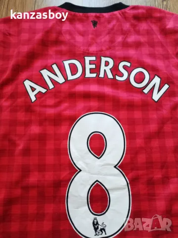 NIKE MANCHESTER UNITED Anderson 2012 2013 HOME SHIRT - страхотна футболна тениска S, снимка 3 - Тениски - 48882692