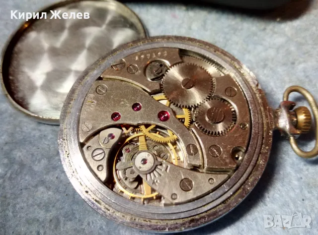 МОЛНИЯ СДЕЛАНО в СССР 18 КАМНЕЙ 3602 Стар РУСКИ ДЖОБЕН ЧАСОВНИК МЪЛНИЯ 48864, снимка 13 - Джобни - 48074015