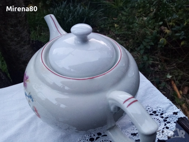 Голям български чайник, снимка 4 - Антикварни и старинни предмети - 52554443