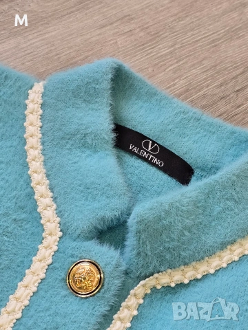 НОВА луксозна жилетка VALENTINO от вълна и ангора на намаление , снимка 4 - Жилетки - 53428674