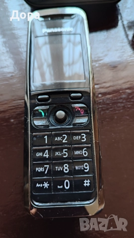 Домашен телефон Panasonic с подвижна слушалка, снимка 3 - Стационарни телефони и факсове - 51847041