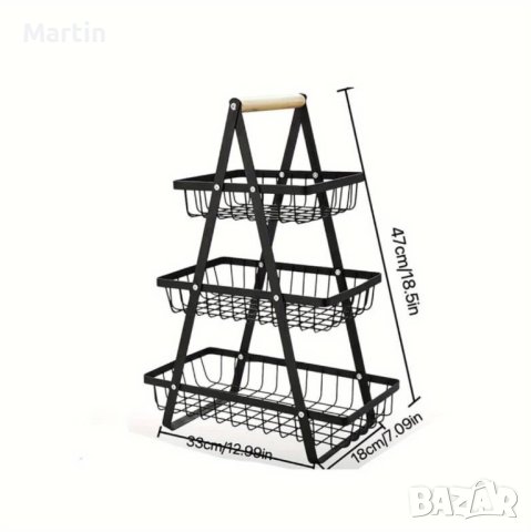 Многофункционална кошница на 2 или 3 нива, снимка 6 - Аксесоари за кухня - 44212996