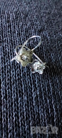 Сребърни ежедневни ретро обеци , снимка 5 - Обеци - 52957934