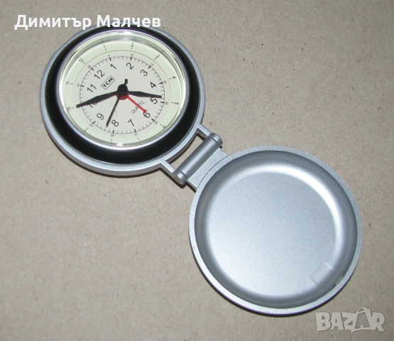 Пътнически часовник TCM аларма кварцов (малка кр. батер.) 1, снимка 3 - Други - 53847913