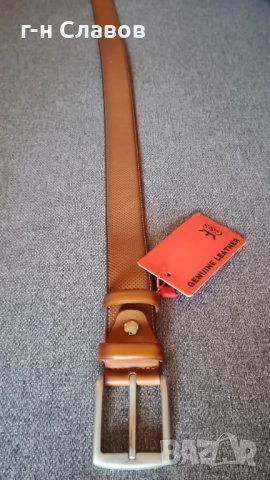 Дизайнерски колан, телешка кожа., снимка 6 - Подаръци за мъже - 51592193