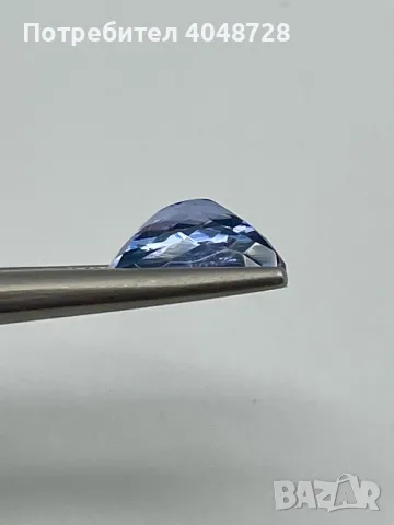 Инвестиционен естествен Танзанит 2.37ct. ALGT Сертификат, снимка 4 - Други - 47339679