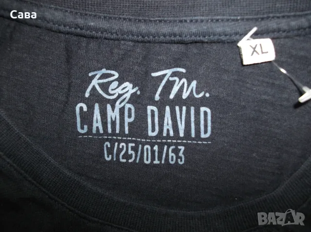 Тениски CAMP DAVID  мъжки,Л-ХЛ-2ХЛ   /синя,жълта,розова,тъмносиня/, снимка 12 - Тениски - 41449062