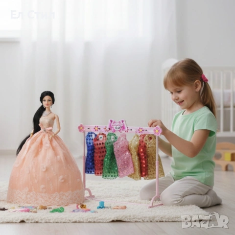 Голяма кукла с много рокли и аксесоари Beautiful Doll, снимка 4 - Кукли - 53586590