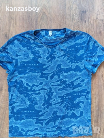 g-star - страхотна мъжка тениска 2ХЛ, снимка 3 - Тениски - 53711659