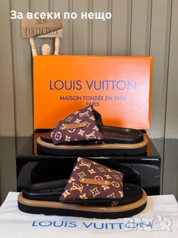 Louis Vuitton Дамски Чехли Луис Витон - 3 Налични Цвята Код E312, снимка 9 - Чехли - 50416715