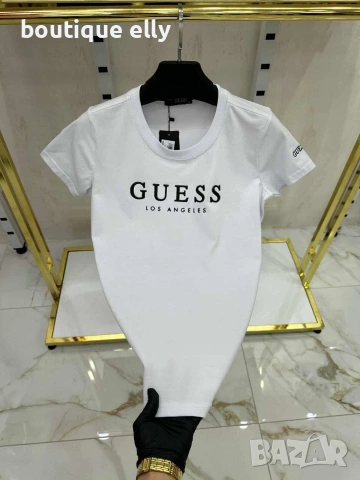 дамска тениска в бяло и розово