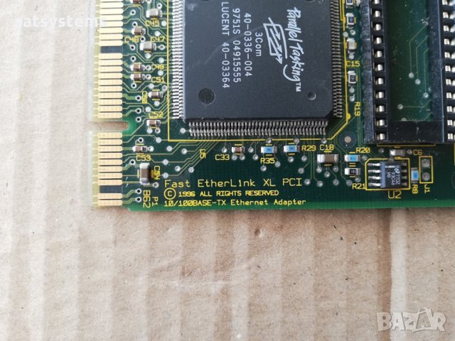 3COM 3C905-TX 10/100Base-TX Network Controller Card PCI, снимка 7 - Мрежови адаптери - 35679266