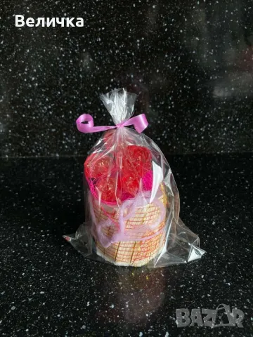 букет от Рози за Цветница, снимка 7 - Изкуствени цветя - 49517276