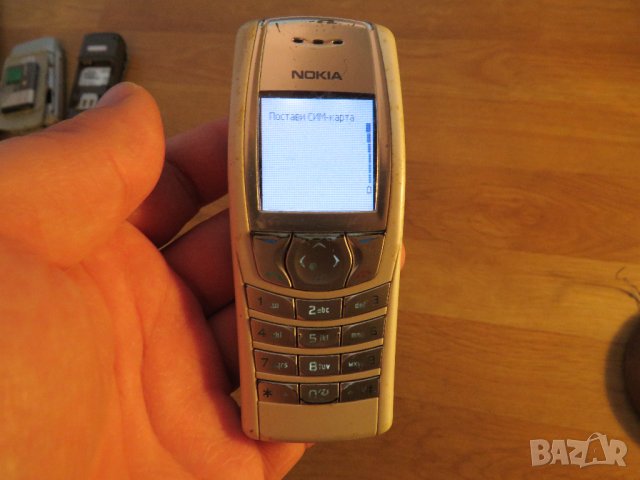 телефон с копчета NOKIA 6610i, НОКИА 6610i - 2004г. тъмно син панел - работещ., снимка 2 - Nokia - 35985490