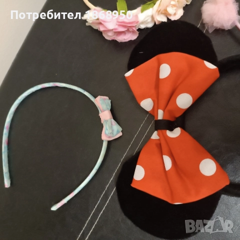 Голям лот аксесоари за коса, снимка 3 - Шноли, диадеми, ленти - 51637537