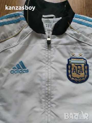 Adidas argentina 2009-10 Track Football Jacket - футболно колекционерско горнище С, снимка 8 - Спортни дрехи, екипи - 49815636
