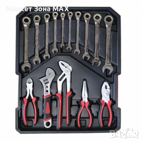 Професионален куфар с инструменти IF Tools BLACK GOLD 2024 – 599 части, CR-V стомана, снимка 3 - Други инструменти - 52971918