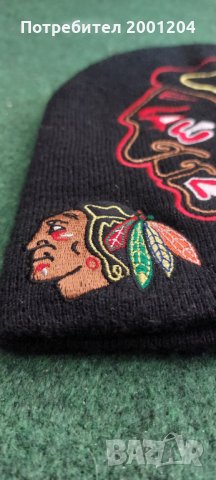 Зимна шапка на Chicago Blackhawks, снимка 3 - Шапки - 35925056