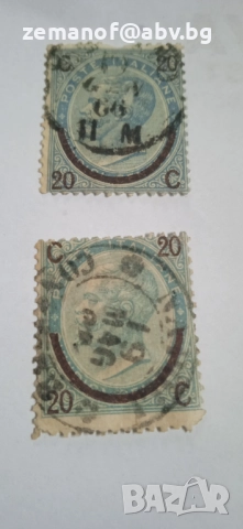 Редки Италянски марки 1865 г
